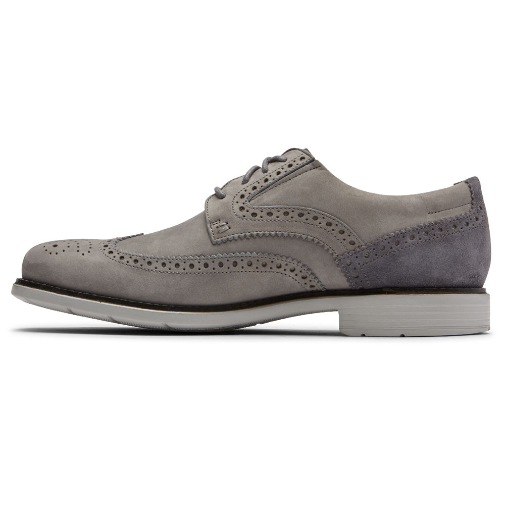 Tenis Rockport Homem Cinzentas - Total Motion Classic Dress Wingtip - 79328GYZR